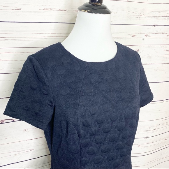 Elle Black & Green Short Sleeve Pleated Dress Size Medium - Picture 2 of 10